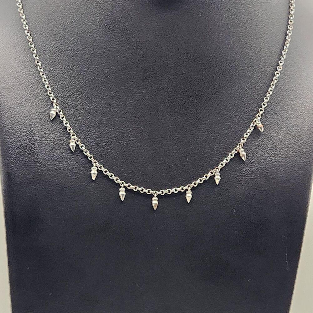 Kendra Scott Addison Choker Necklace Silver Tone #9
